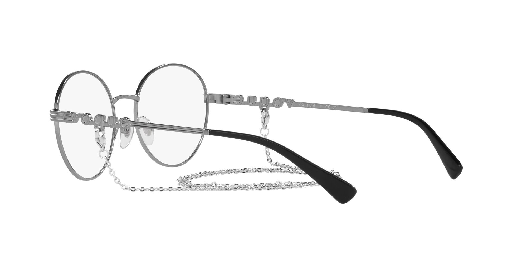 Brillen Vogue VO 4222 (548) farbe gunmetal form pantos gläser lente demo