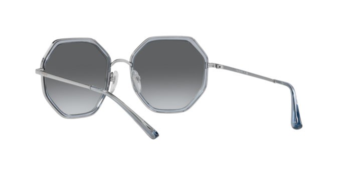 Occhiali da sole Vogue VO 4224S (323/11) colore silver/blue forma irregolare lenti grey gradient