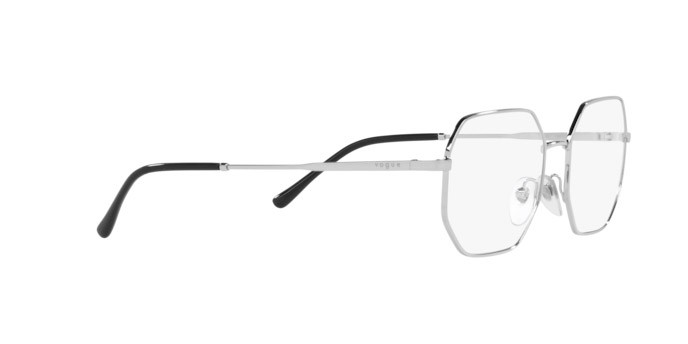 Eyeglasses Vogue VO 4228 (323) color silver shape irregular lenses demo lens