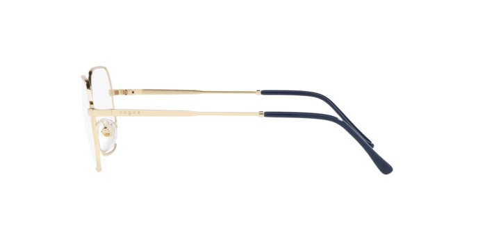 Eyeglasses Vogue VO 4228 (848) color pale gold shape irregular lenses demo lens