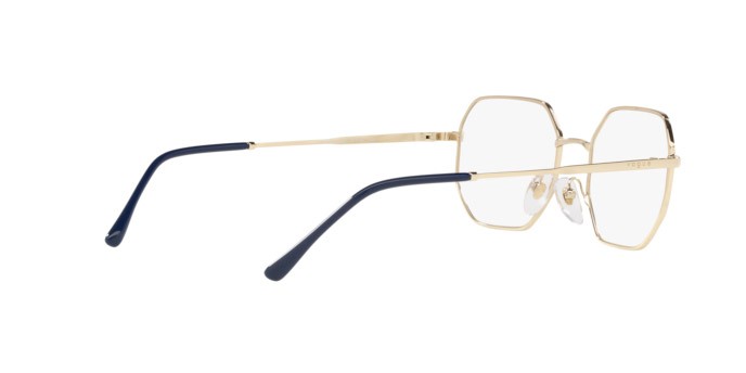 Eyeglasses Vogue VO 4228 (848) color pale gold shape irregular lenses demo lens