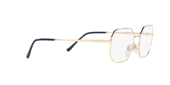 Eyeglasses Vogue VO 4228 (848) color pale gold shape irregular lenses demo lens