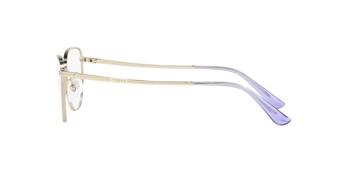 Occhiali da vista Vogue VO 4229 (5141) colore top violet/pale gold forma farfalla lenti demo lens