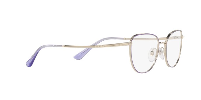 Occhiali da vista Vogue VO 4229 (5141) colore top violet/pale gold forma farfalla lenti demo lens