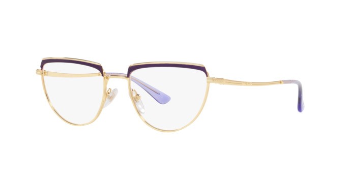 Eyeglasses Vogue VO 4230 (5166) color top violet/gold shape irregular lenses demo lens