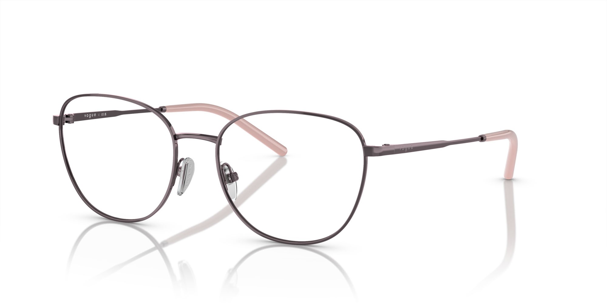 Eyeglasses Vogue VO 4231 (5149) color viola chiaro shape butterfly lenses lente demo