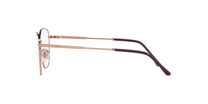Eyeglasses Vogue VO 4231 (5152) color rose gold shape butterfly lenses demo lens