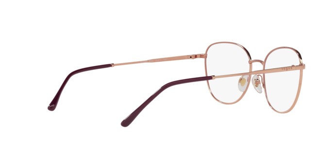 Eyeglasses Vogue VO 4231 (5152) color rose gold shape butterfly lenses demo lens