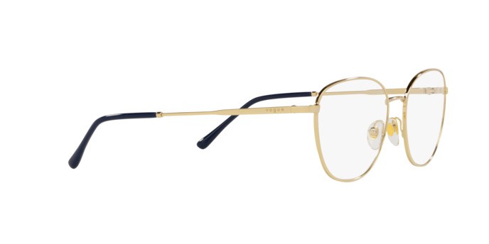 Eyeglasses Vogue VO 4231 (848) color pale gold shape butterfly lenses demo lens