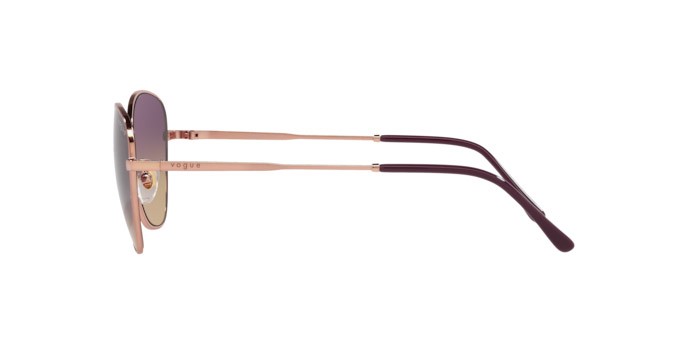 Sonnenbrillen Vogue VO 4232S (515270) farbe rose gold form schmetterling gläser yellow gradient violet