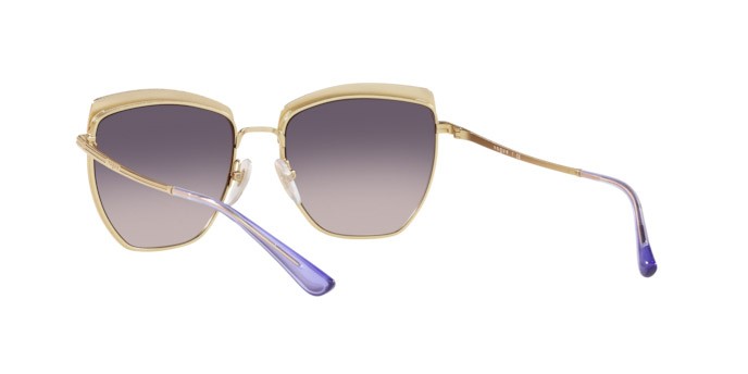 Sunglasses Vogue VO 4234S (516636) color top violet/gold shape irregular lenses pink gradient dark grey
