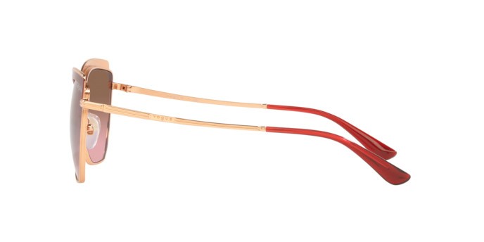 Sonnenbrillen Vogue VO 4234S (517014) farbe top bordeaux/rose gold form unregelmäßig gläser pink gradient brown