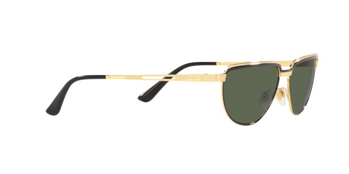 Sonnenbrillen Vogue VO 4235S (917/71) farbe top black/gold form unregelmäßig gläser dark green