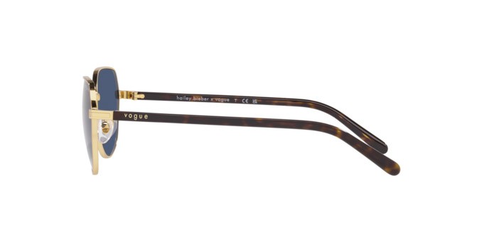 Sonnenbrillen Vogue VO 4242S (280/80) farbe gold form unregelmäßig gläser dark blue