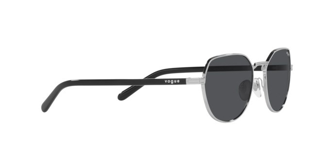 Sonnenbrillen Vogue VO 4242S (323/87) farbe silver form unregelmäßig gläser dark grey