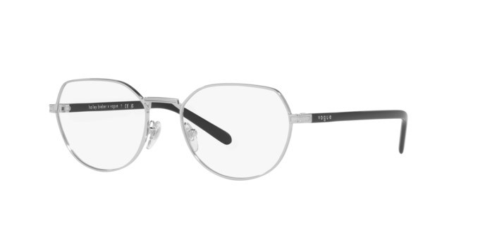 Brillen Vogue VO 4243 (323) farbe silver form unregelmäßig gläser demo lens