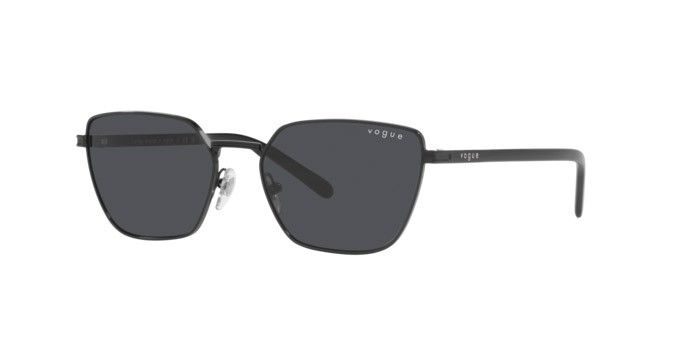 Sonnenbrillen Vogue VO 4245S (352/87) farbe black form rechteckig gläser dark grey