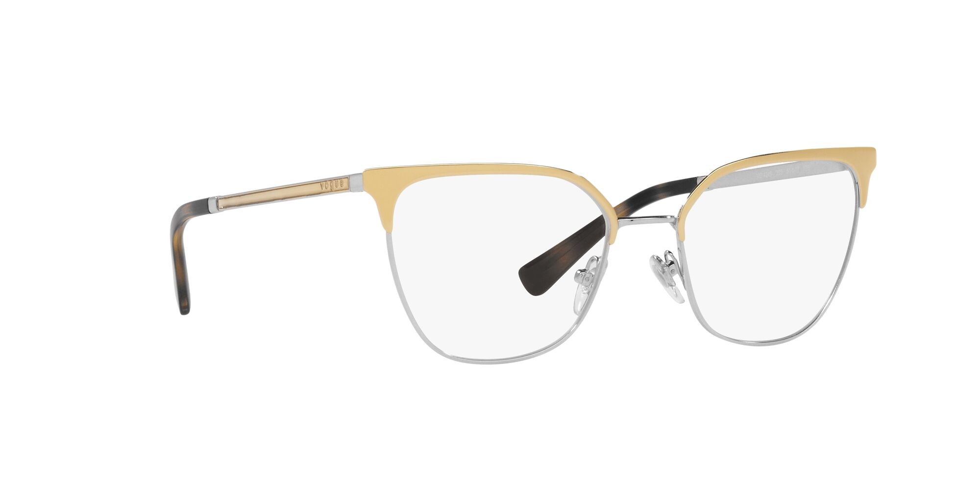 Brillen Vogue VO 4249 (305) farbe top oro/argento form quadratisch gläser lente demo