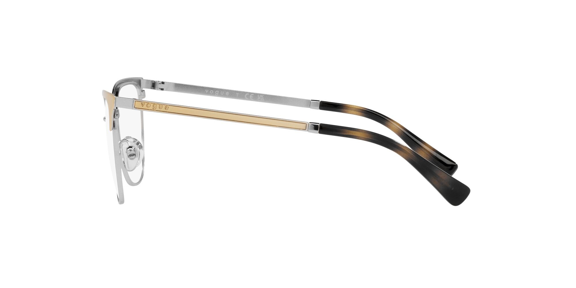 Brillen Vogue VO 4249 (305) farbe top oro/argento form quadratisch gläser lente demo