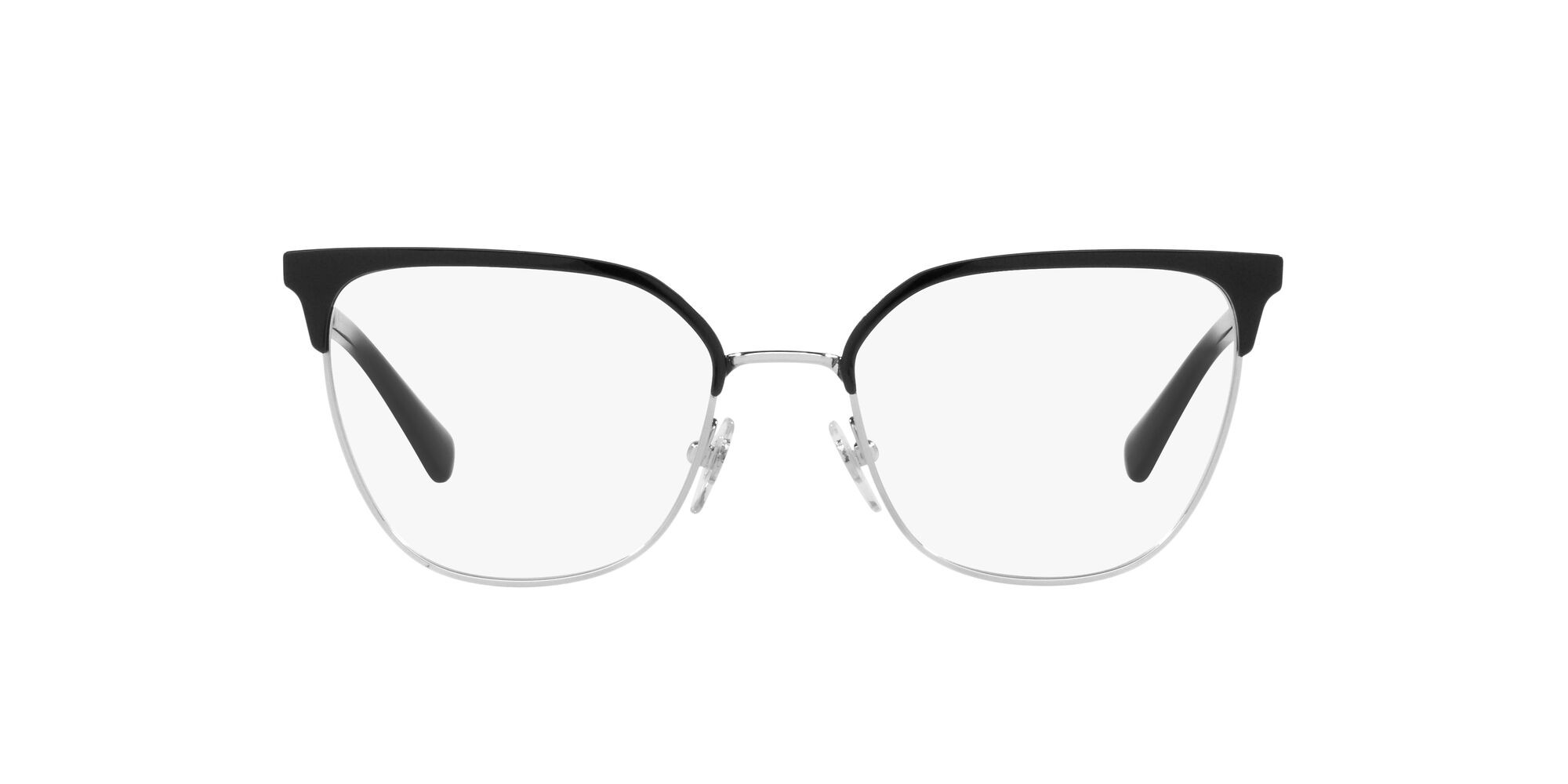 Eyeglasses Vogue VO 4249 (352) color top nero/argento shape square lenses lente demo