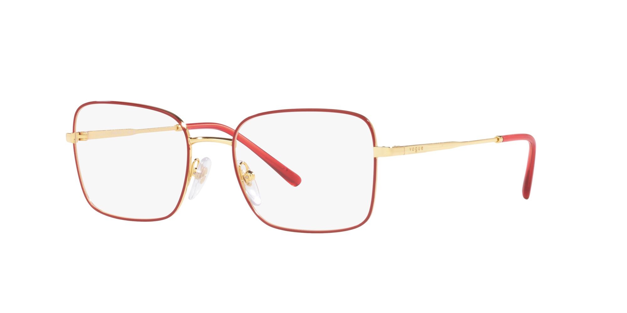 Brillen Vogue VO 4252 (280) farbe top rosso/oro form rechteckig gläser lente demo