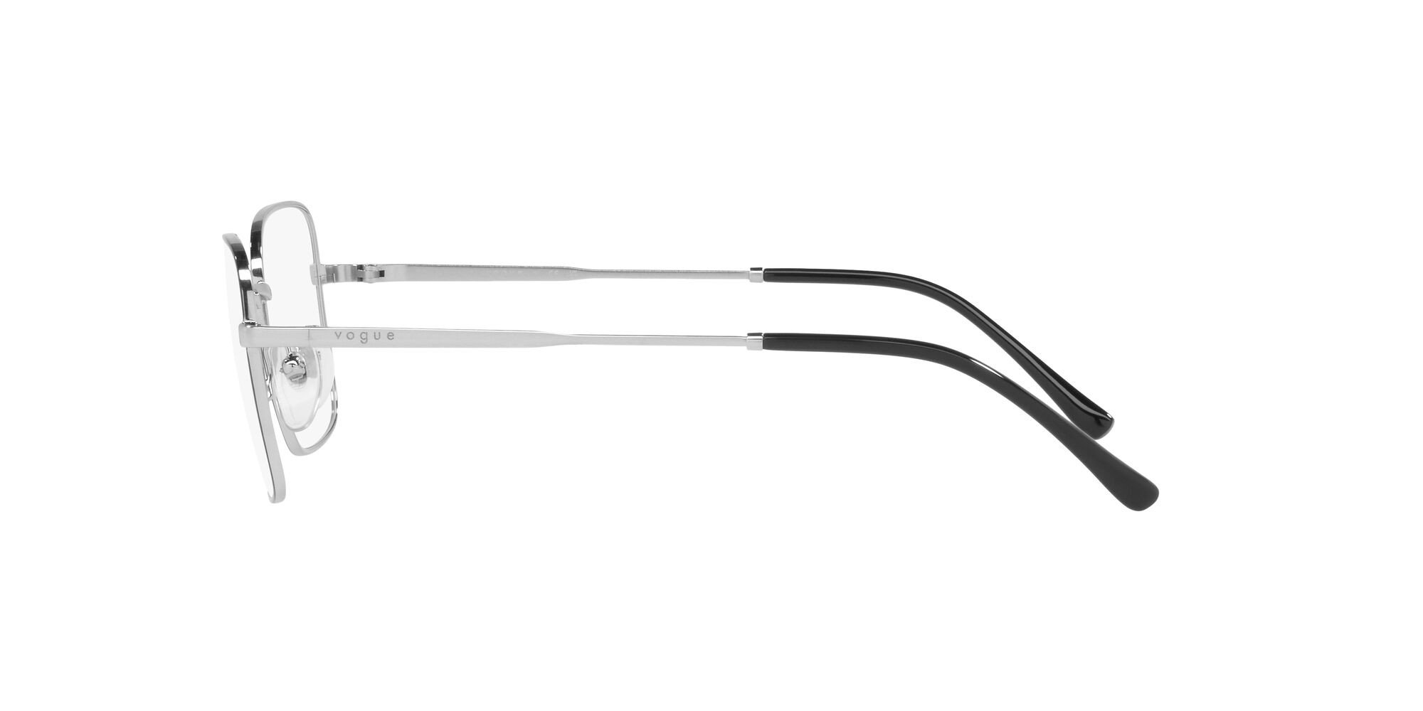 Brillen Vogue VO 4252 (352) farbe top nero/argento form rechteckig gläser lente demo
