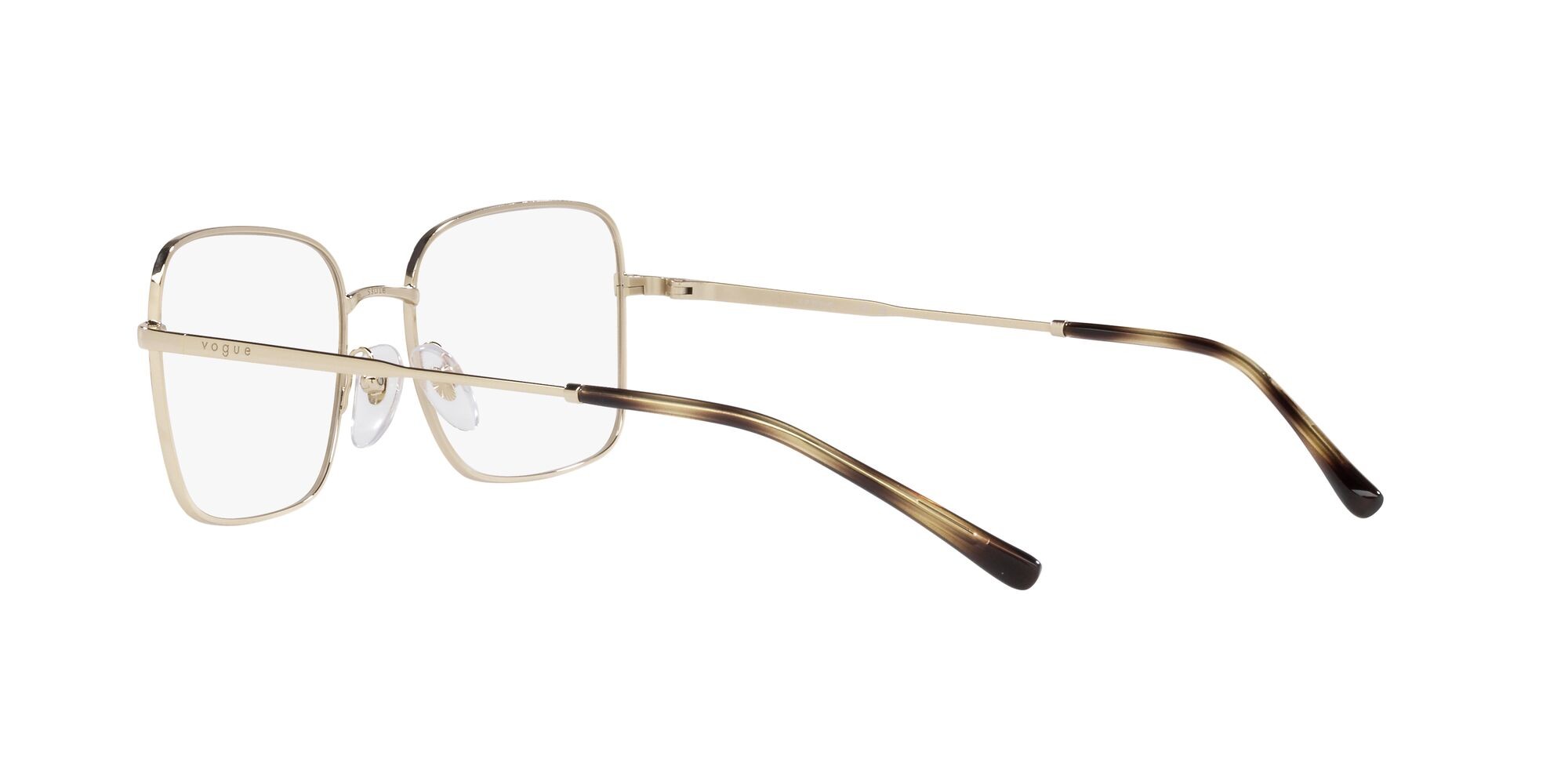 Eyeglasses Vogue VO 4252 (5078) color top havana/oro pallido shape rectangle lenses lente demo