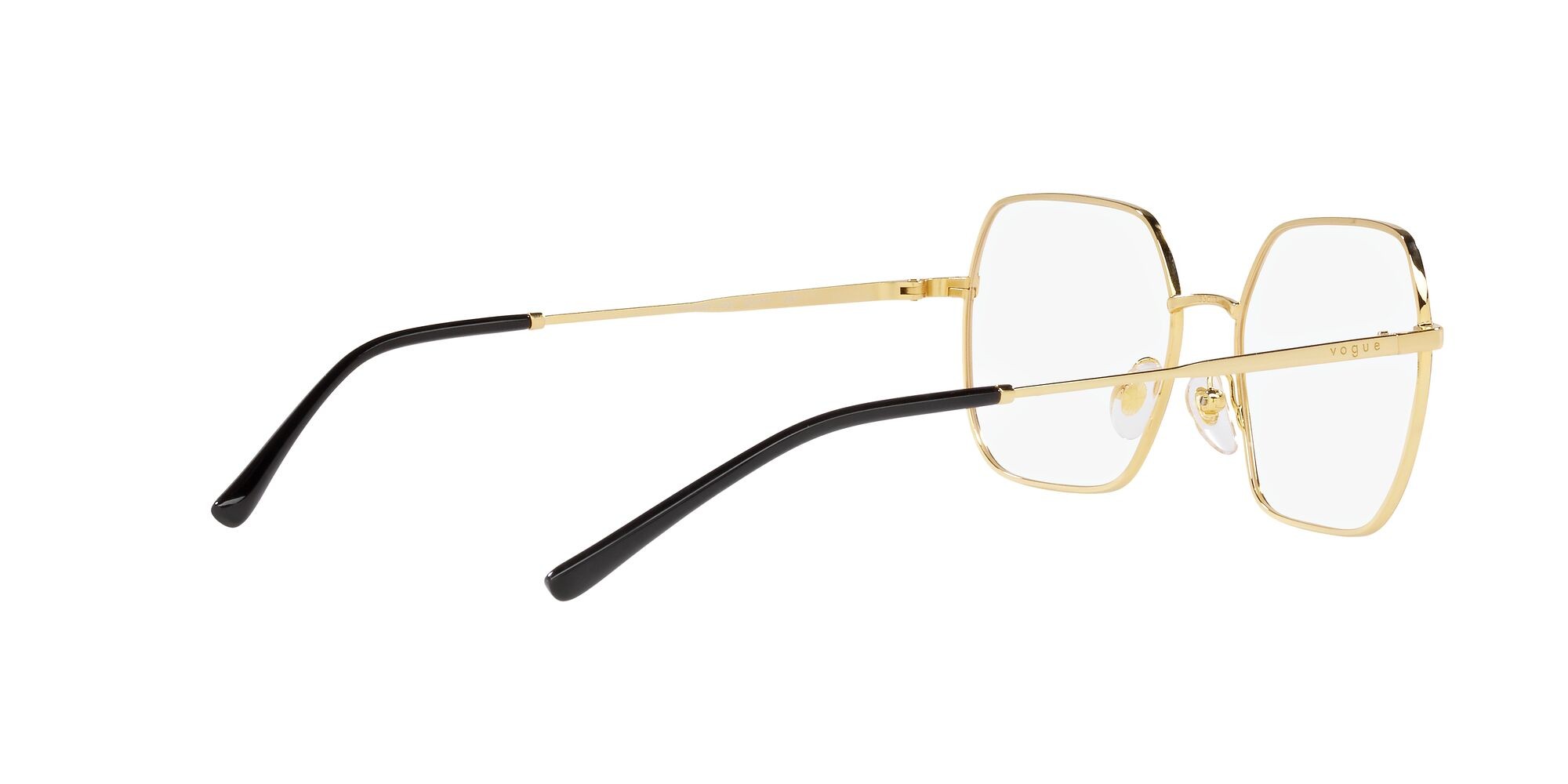 Eyeglasses Vogue VO 4253 (352) color top nero/oro shape irregular lenses lente demo