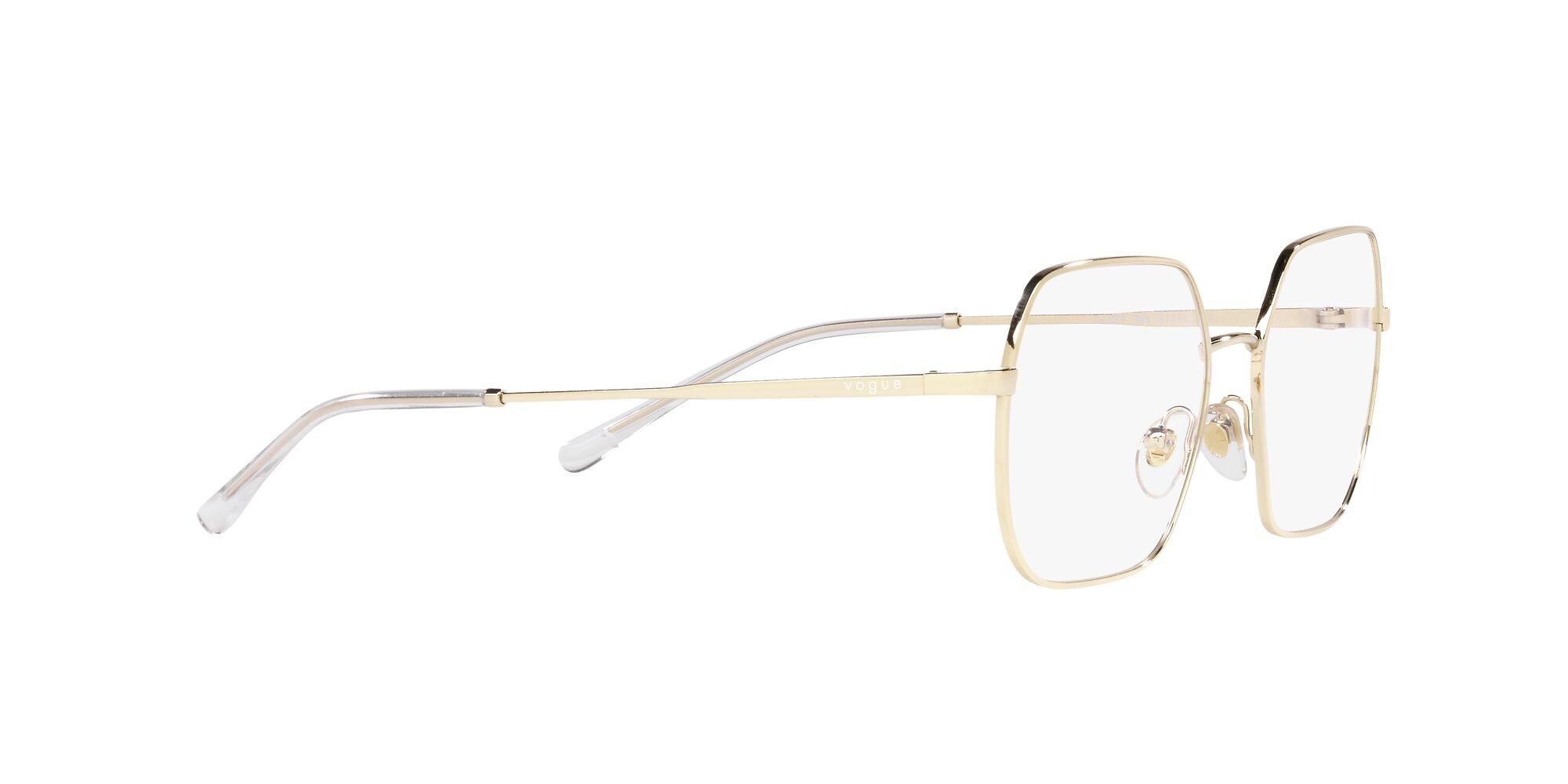 Eyeglasses Vogue VO 4253 (848) color oro pallido shape irregular lenses lente demo