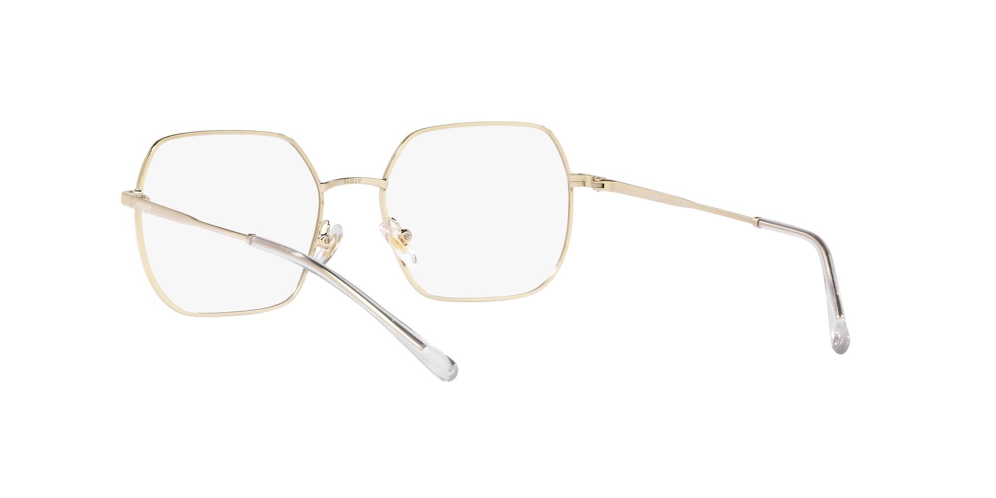 Eyeglasses Vogue VO 4253 (848) color oro pallido shape irregular lenses lente demo