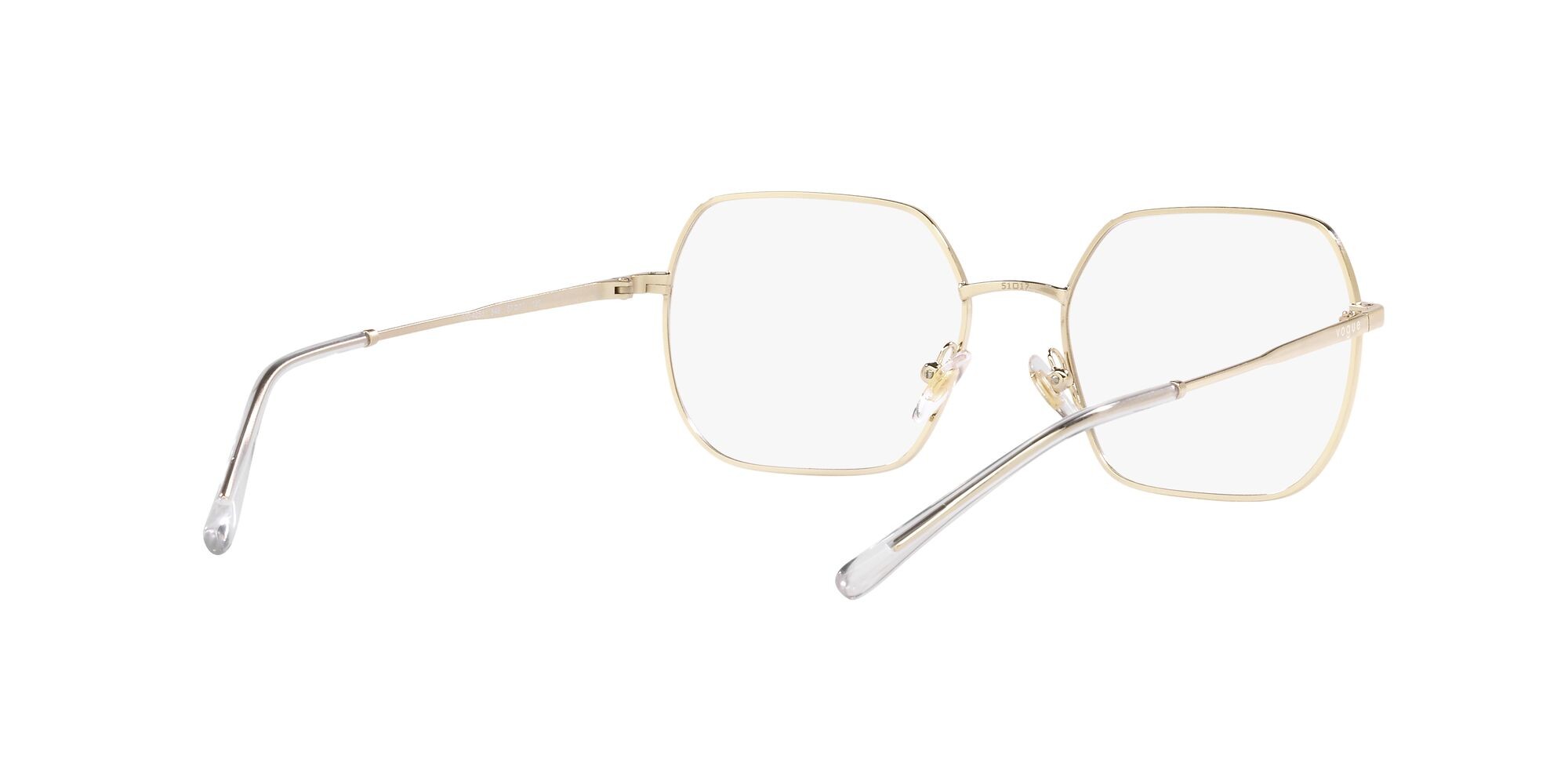 Eyeglasses Vogue VO 4253 (848) color oro pallido shape irregular lenses lente demo