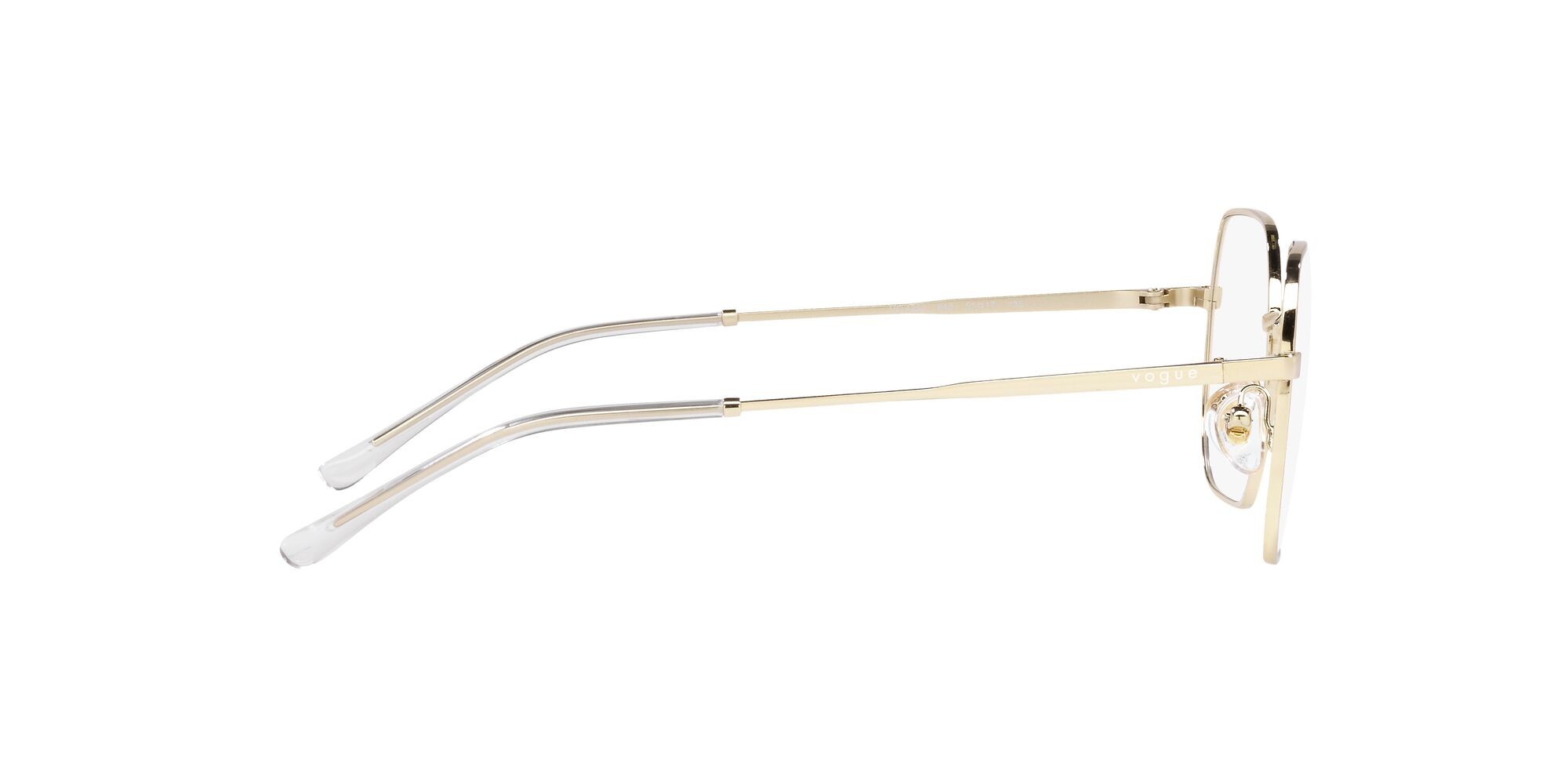 Eyeglasses Vogue VO 4253 (848) color oro pallido shape irregular lenses lente demo