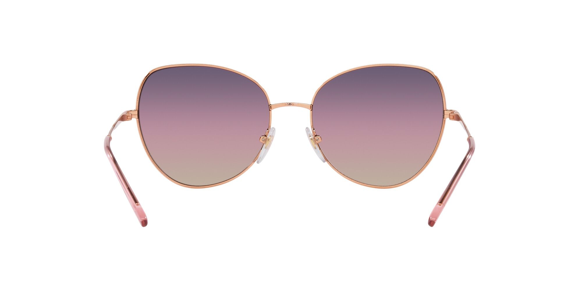 Sonnenbrillen Vogue VO 4255S (5152U6) farbe rose gold form schmetterling gläser tri-gradient marrone-violetto-blu