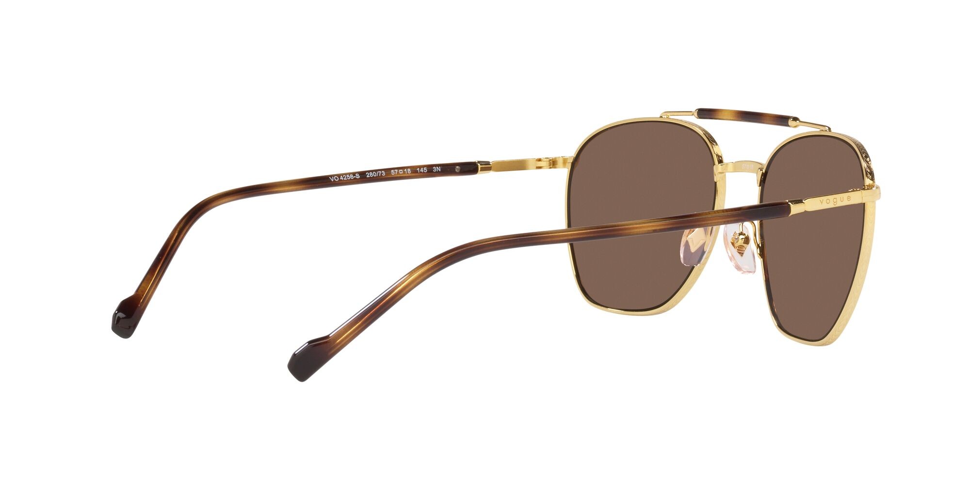 Sonnenbrillen Vogue VO 4256S (280/73) farbe oro form unregelmäßig gläser marrone scuro