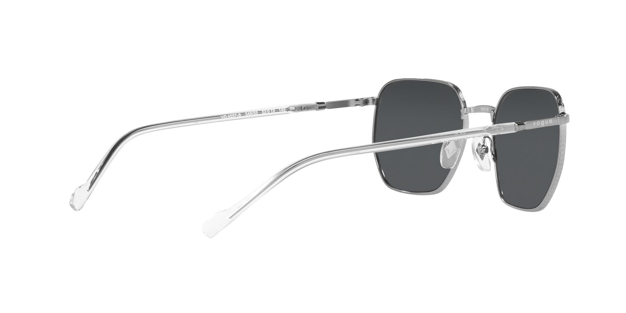 Sonnenbrillen Vogue VO 4257S (548/55) farbe gunmetal form unregelmäßig gläser blu specchiato blu