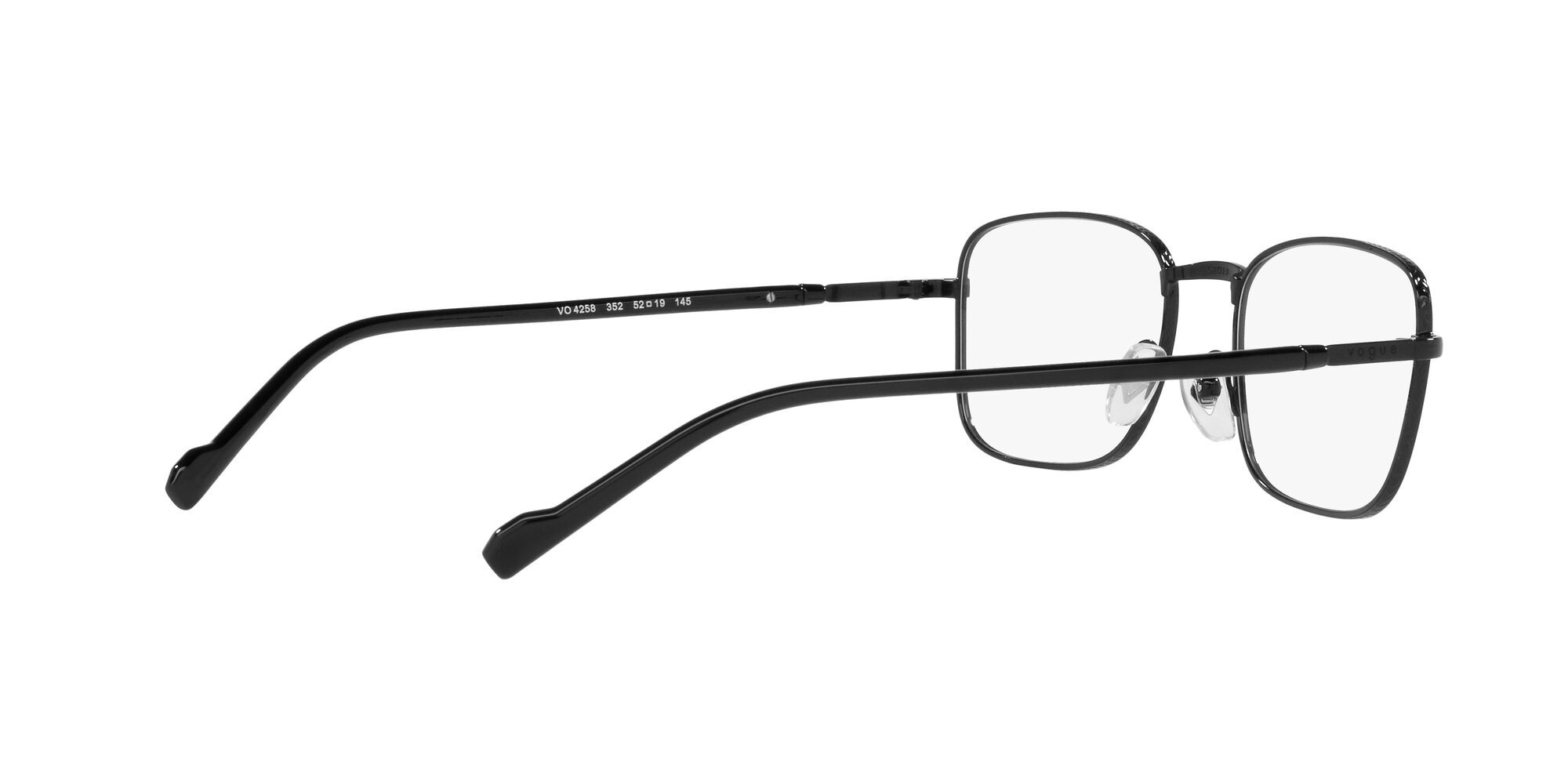 Brillen Vogue VO 4258 (352) farbe nero form rechteckig gläser lente demo