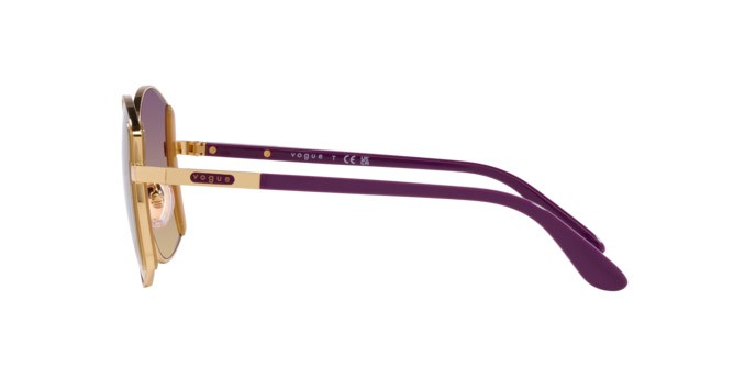 Sonnenbrillen Vogue VO 4267S (280/70) farbe oro form unregelmäßig gläser giallo sfumato viola