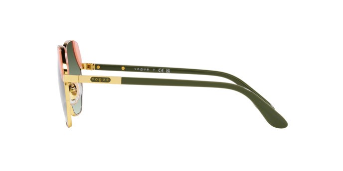 Sonnenbrillen Vogue VO 4268S (280/8E) farbe oro form unregelmäßig gläser verde sfumato