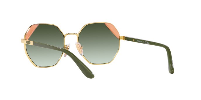 Sonnenbrillen Vogue VO 4268S (280/8E) farbe oro form unregelmäßig gläser verde sfumato