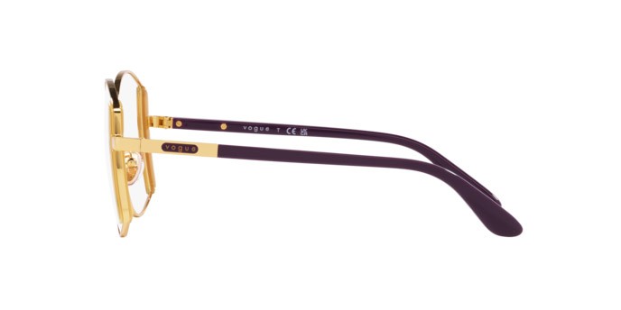 Occhiali da vista Vogue VO 4269 (280) colore oro forma irregolare lenti lente demo