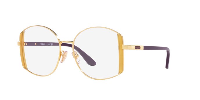 Occhiali da vista Vogue VO 4269 (280) colore oro forma irregolare lenti lente demo