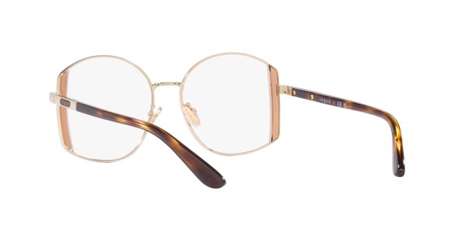 Eyeglasses Vogue VO 4269 (848) color oro pallido shape irregular lenses lente demo