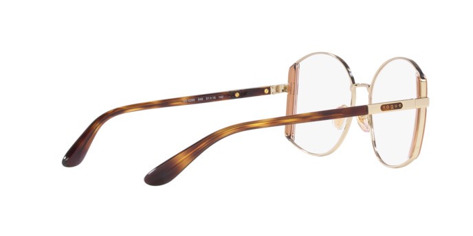 Eyeglasses Vogue VO 4269 (848) color oro pallido shape irregular lenses lente demo