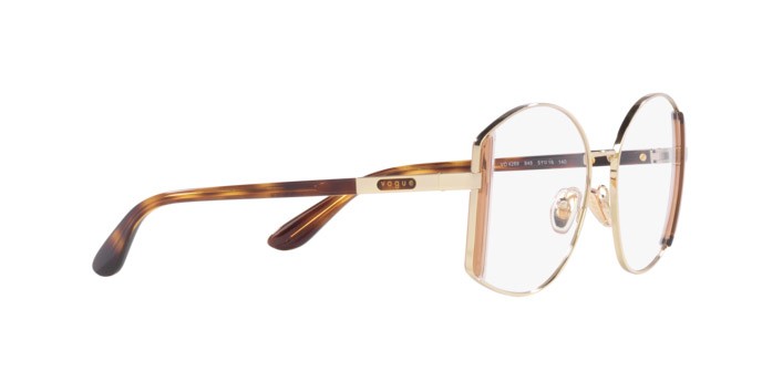 Eyeglasses Vogue VO 4269 (848) color oro pallido shape irregular lenses lente demo