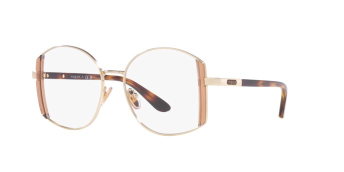 Eyeglasses Vogue VO 4269 (848) color oro pallido shape irregular lenses lente demo