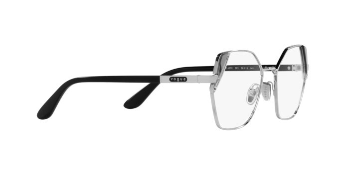 Occhiali da vista Vogue VO 4270 (323) colore argento forma irregolare lenti lente demo