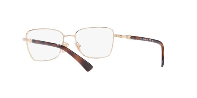 Occhiali da vista Vogue VO 4271B (5078) colore top havana/oro pallido forma farfalla lenti lente demo