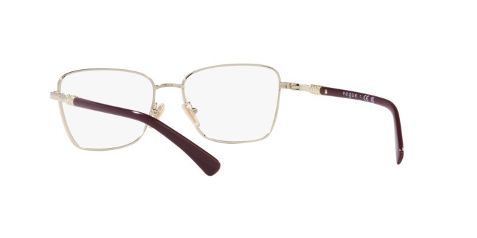 Eyeglasses Vogue VO 4271B (5141) color top rosa/oro pallido shape butterfly lenses lente demo
