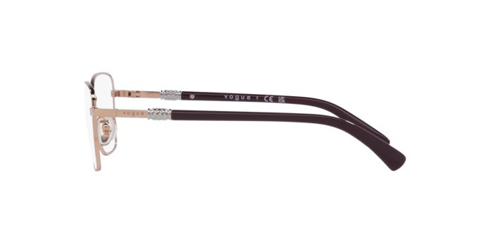 Occhiali da vista Vogue VO 4271B (5152) colore oro rosa forma farfalla lenti lente demo