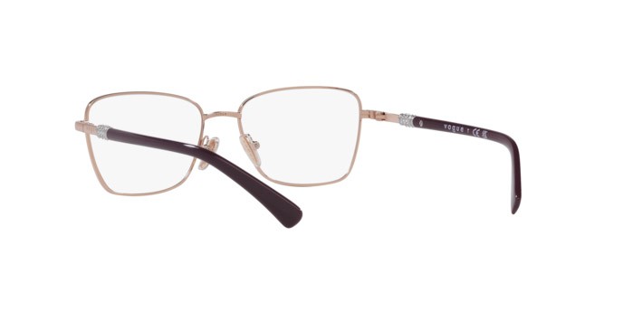 Occhiali da vista Vogue VO 4271B (5152) colore oro rosa forma farfalla lenti lente demo